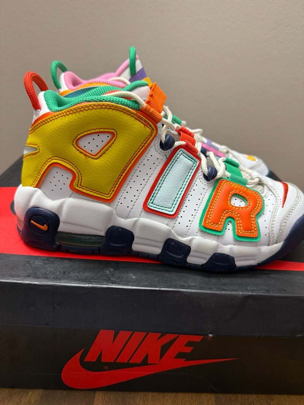 Nike Air More Uptempo GS What The Multi-Color